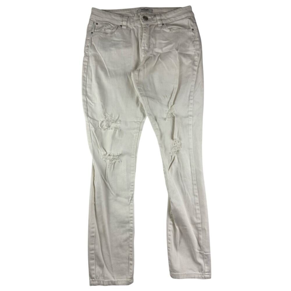 Refuge White Skinny Jeans - Women's Size 6 - Stylish & Comfy